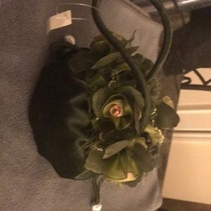 Vintage satin satchel